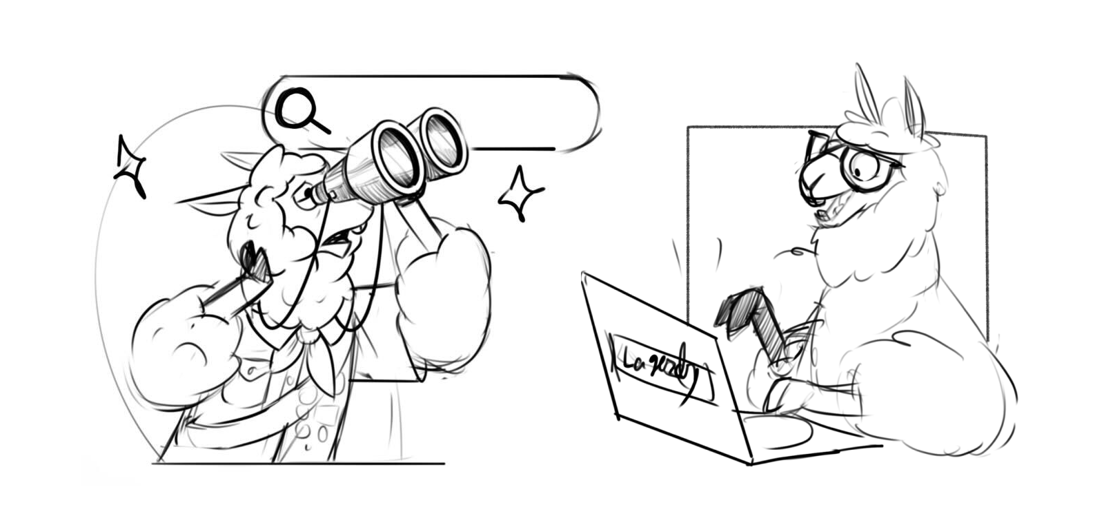 Lagerby 線上商城駱駝吉祥物設計創造過程，表情動作尤為亮眼