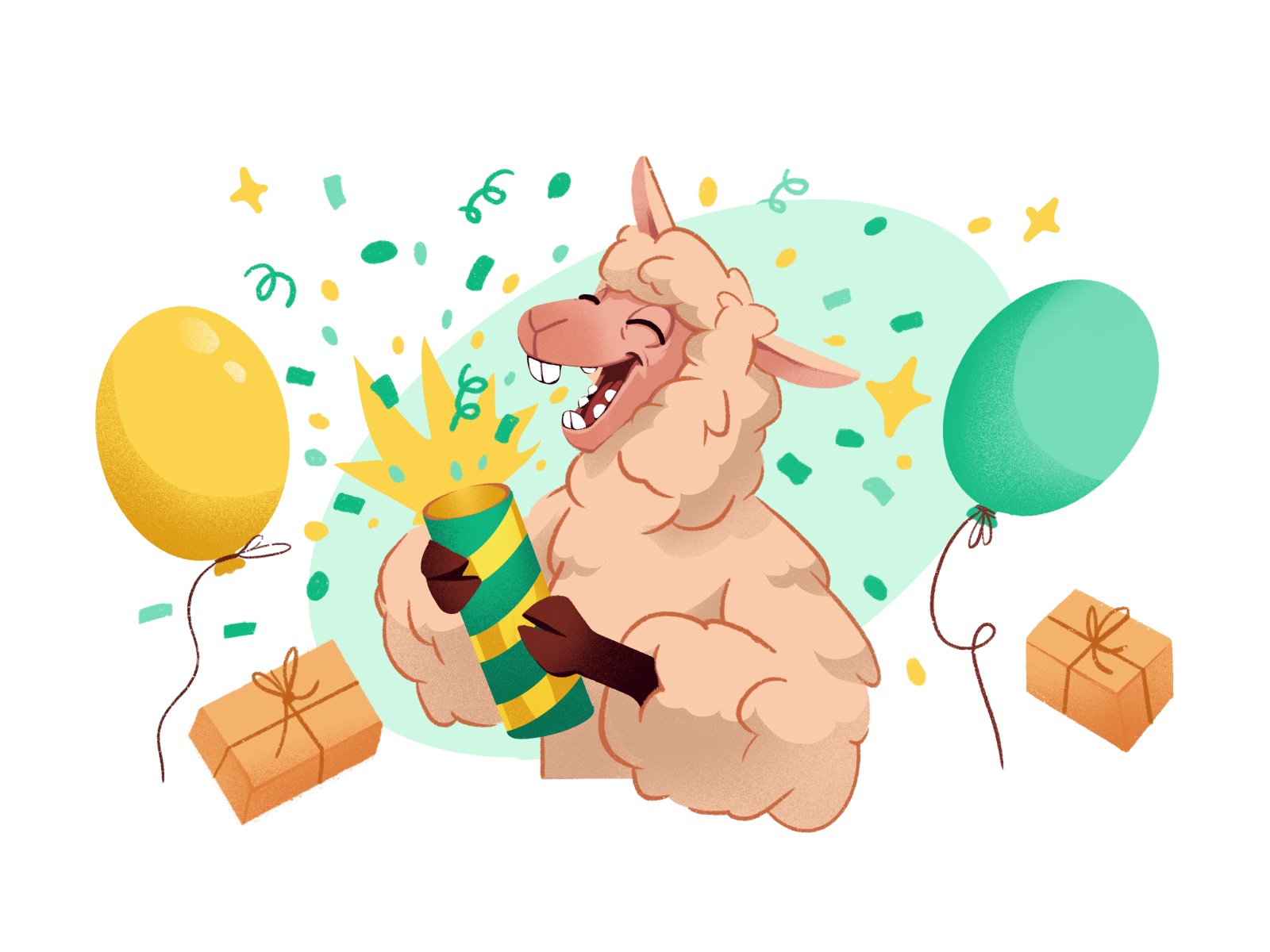 Lagerby 線上商城駱駝吉祥物設計創造過程，表情動作尤為亮眼