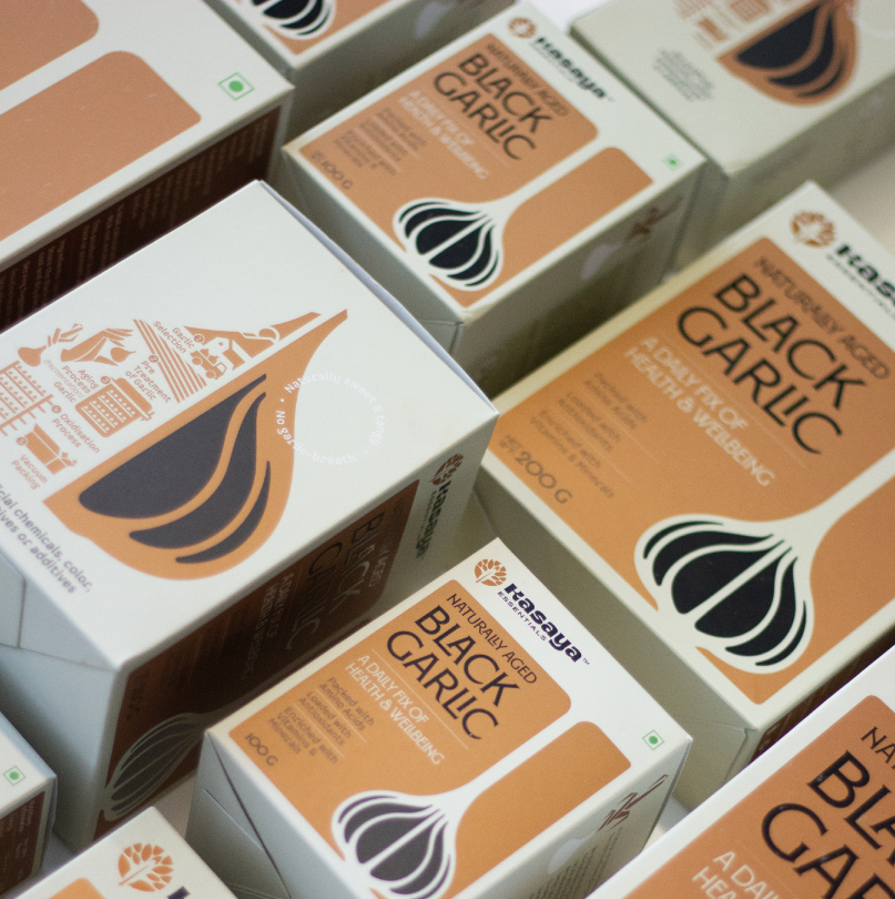 Kasaya黑蒜健康養生保健品品牌創建-命名-logo-包裝設計