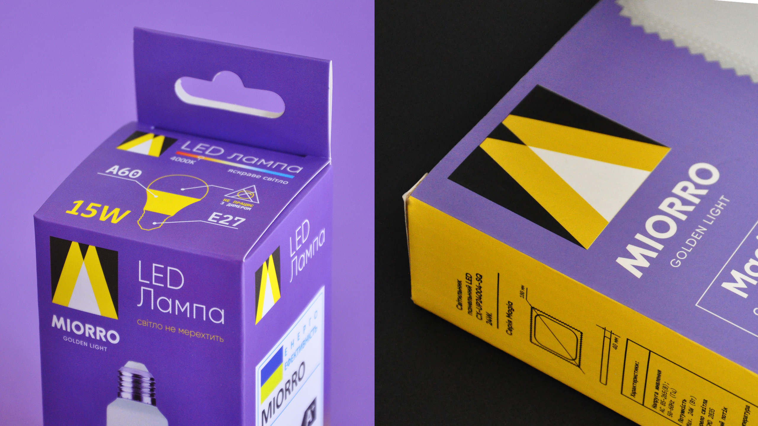 Miorro燈具燈泡照明品牌創(chuàng)建策劃與logo包裝設(shè)計(jì)，照亮市場(chǎng)的設(shè)計(jì)