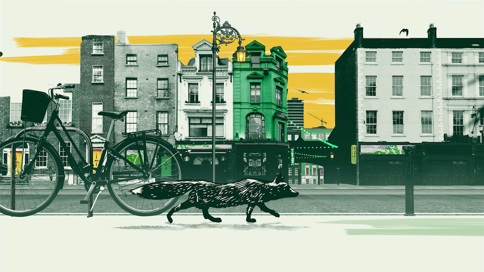 “果園小偷”野生蘋果酒品牌創建策劃狐貍插畫包裝設計電視廣告及宣傳推廣