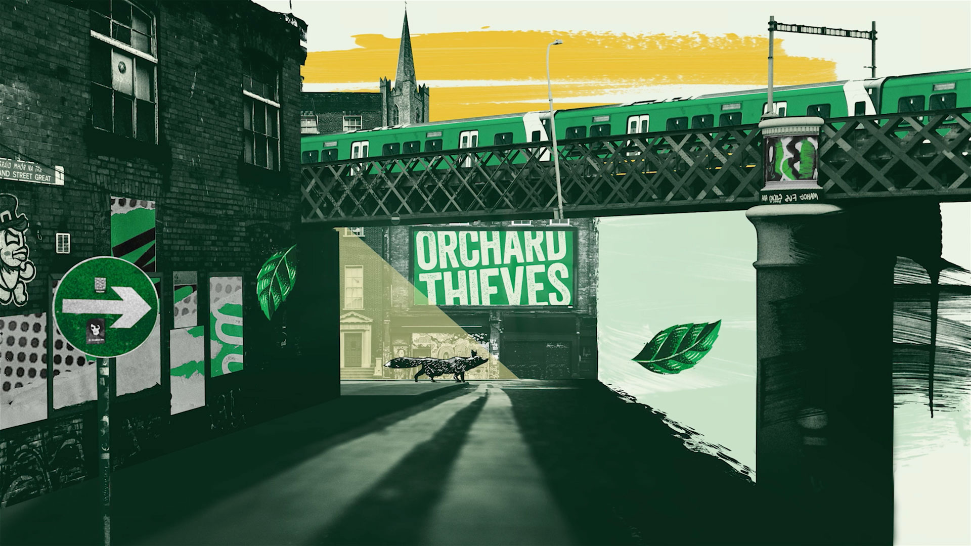 “果園小偷”野生蘋果酒品牌創建策劃狐貍插畫包裝設計電視廣告及宣傳推廣