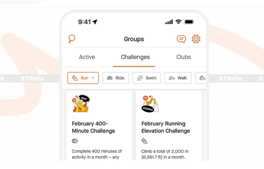 創造儀式-Strava 的每月挑戰