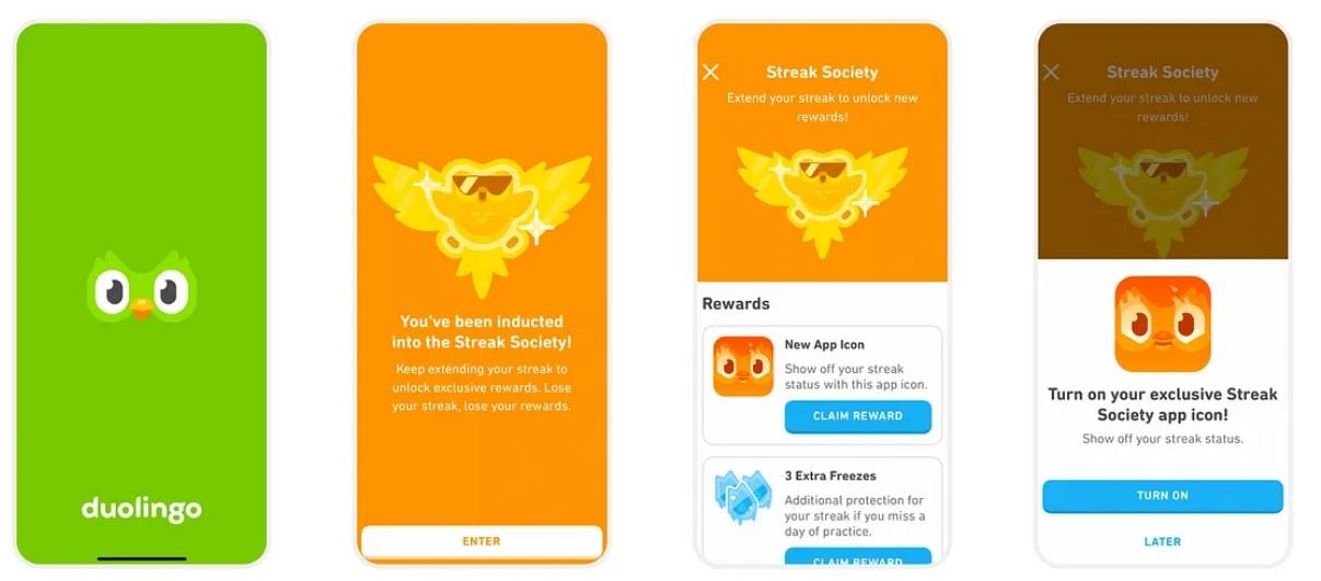 營造期待與驚喜-Duolingo 的神秘連勝獎勵