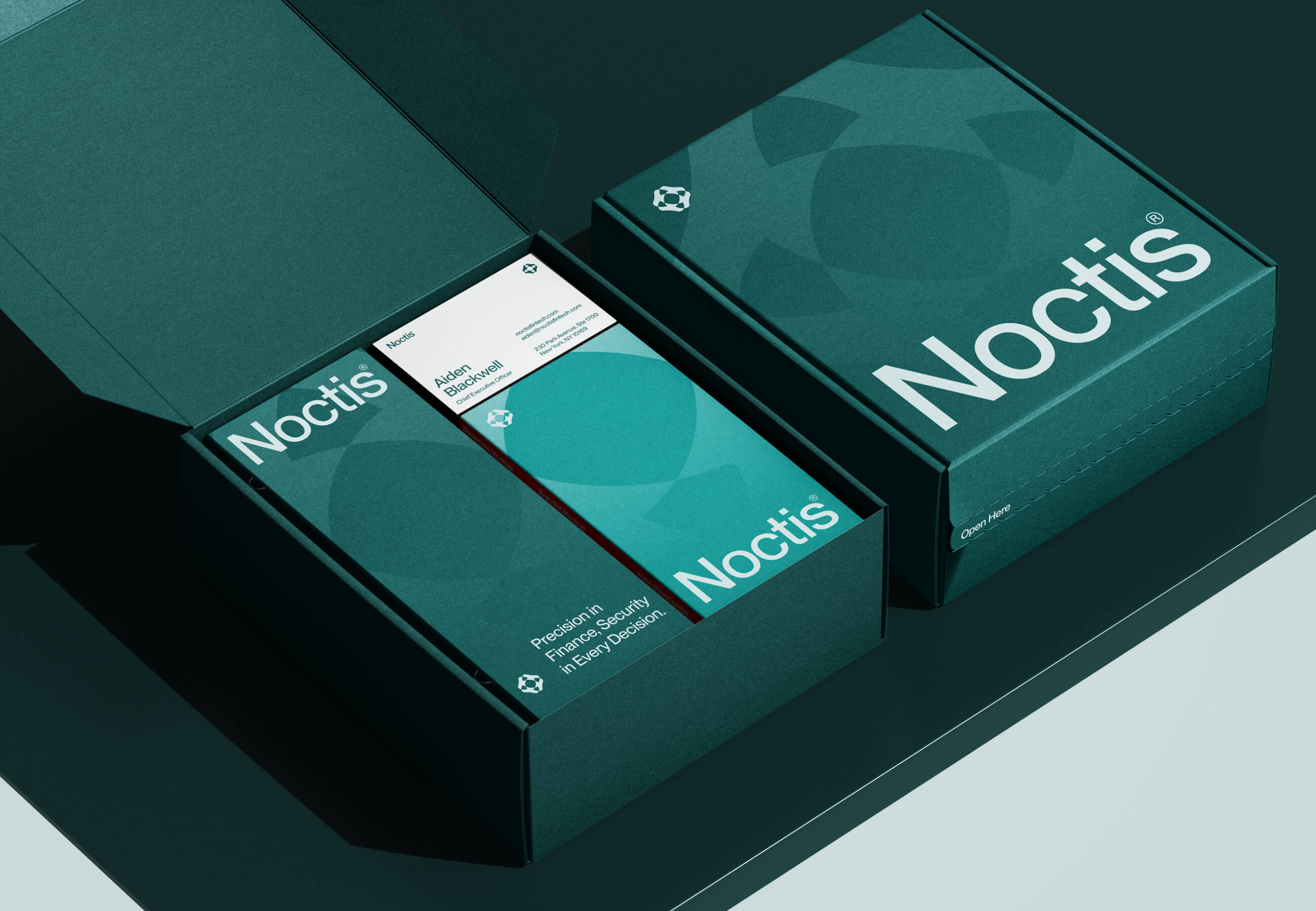 Noctis 金融科技解決方案公司logo設(shè)計品牌vi形象設(shè)計，體現(xiàn)力量保護(hù)與連通創(chuàng)新