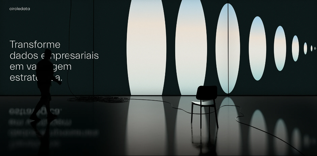 Circledata 數據分析公司logo設計品牌視覺形象vi設計。抽象橢圓形元素