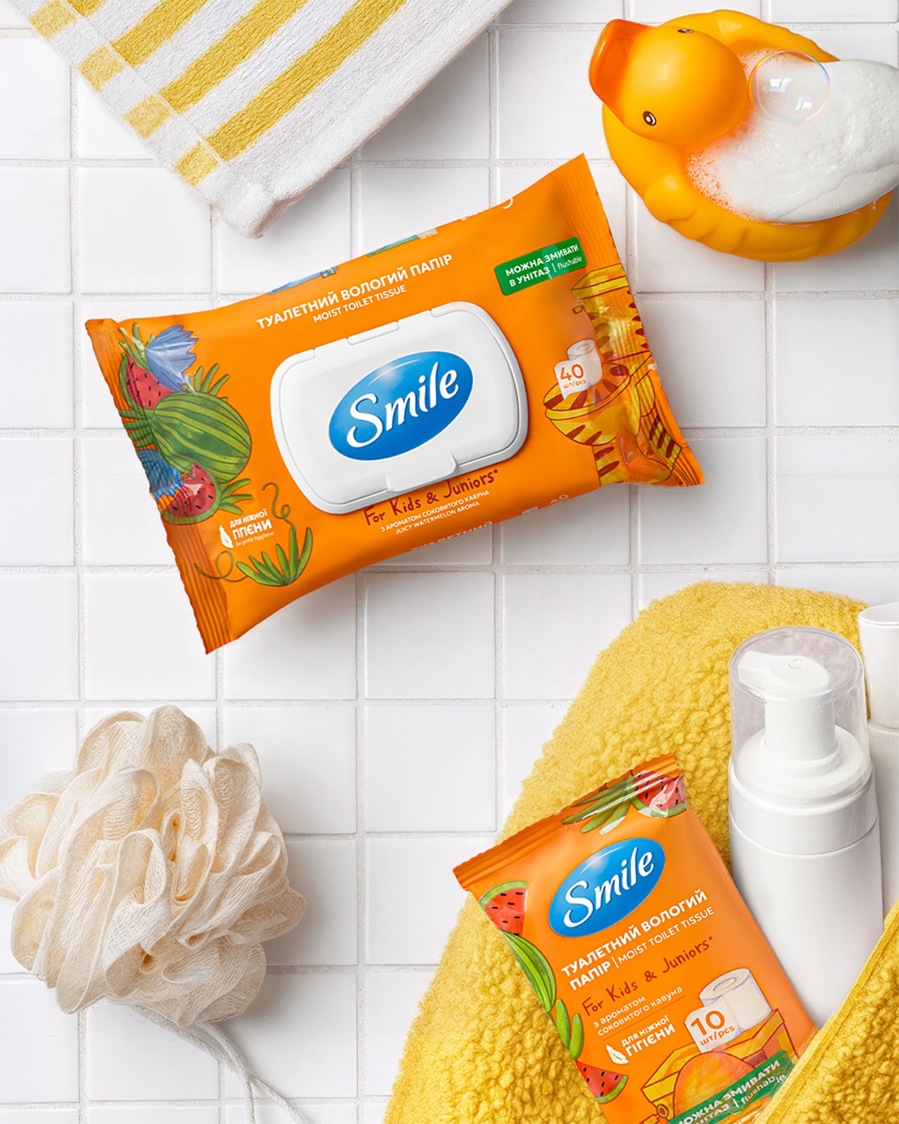 Smile 濕廁紙包裝設計馬桶插畫元素-上海包裝設計公司 Smile 濕廁紙包裝設計馬桶插畫元素-上海包裝設計公司