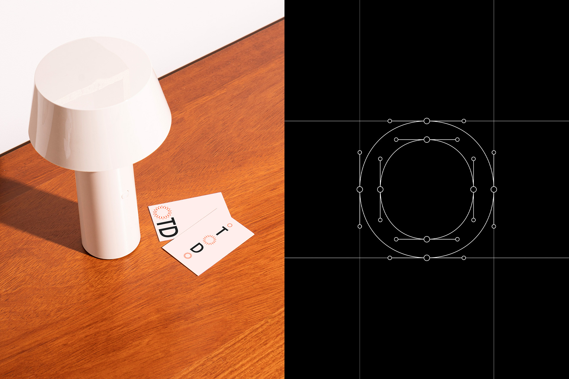 Otodo 品牌咨詢公司logo設計vi形象設計橙色線條光芒元素