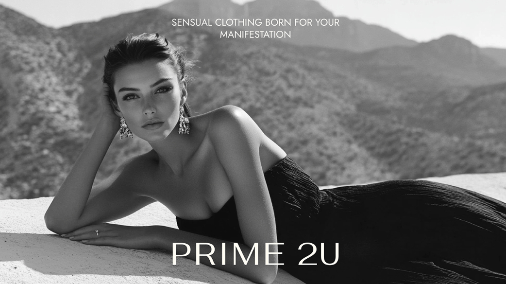 PRIME 2U 高端女裝品牌logo設計vi形象設計素雅風格