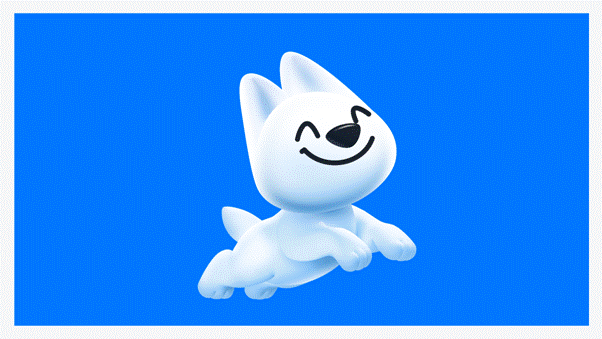 Mail 互聯(lián)網(wǎng)信息平臺品牌機器狗Byte科技吉祥物設計