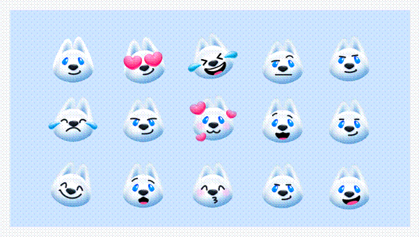 Mail 互聯(lián)網(wǎng)信息平臺品牌機器狗Byte科技吉祥物設計