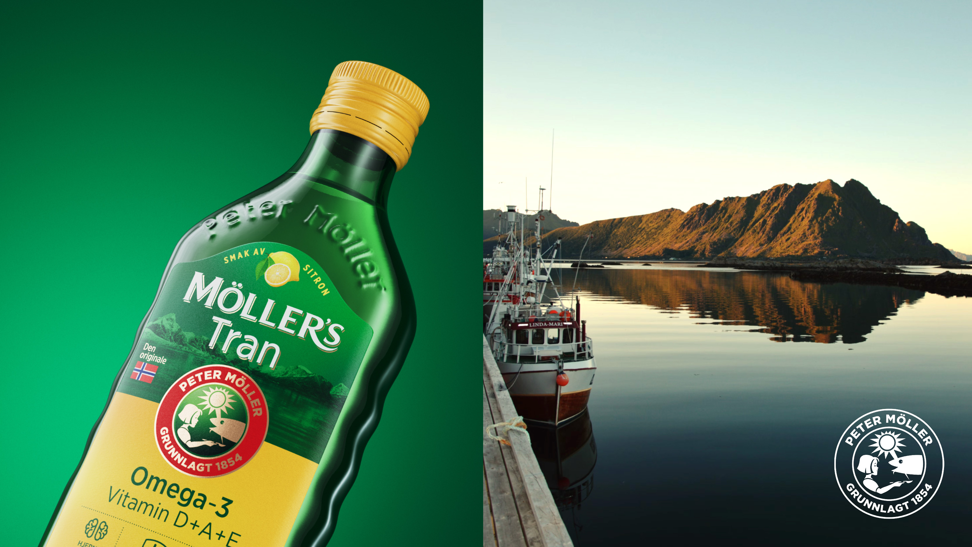 M?ller鱈魚肝油Omega-3保健品重新設(shè)計(jì)包裝，統(tǒng)一品牌風(fēng)格，改變雜亂感覺