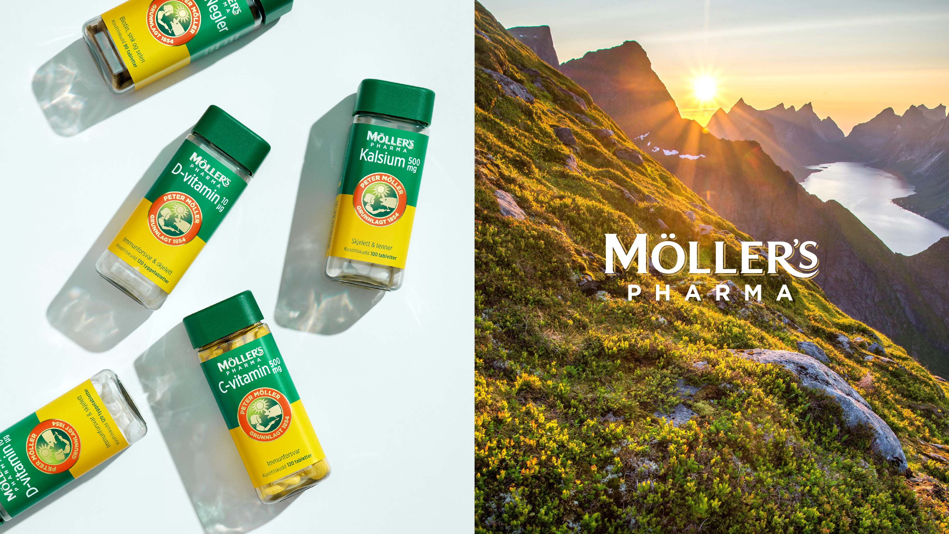 M?ller鱈魚肝油Omega-3保健品重新設(shè)計(jì)包裝，統(tǒng)一品牌風(fēng)格，改變雜亂感覺