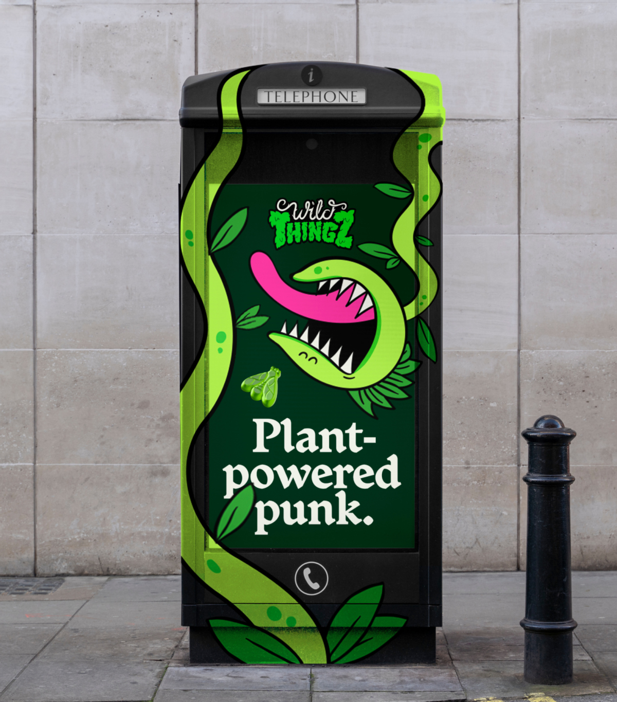 Wild Thingz有機植物基糖果打造吸引潮流的兒童叛逆品牌包裝設計及蛇吉祥物設計