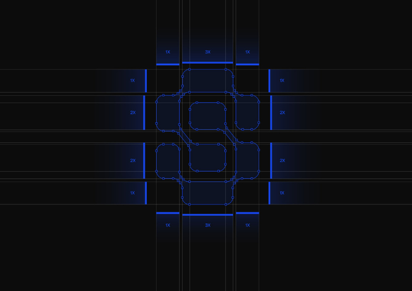 Snaptek 人工智能尖端科技品牌S字母logo設(shè)計vi設(shè)計，藍(lán)色科技風(fēng)