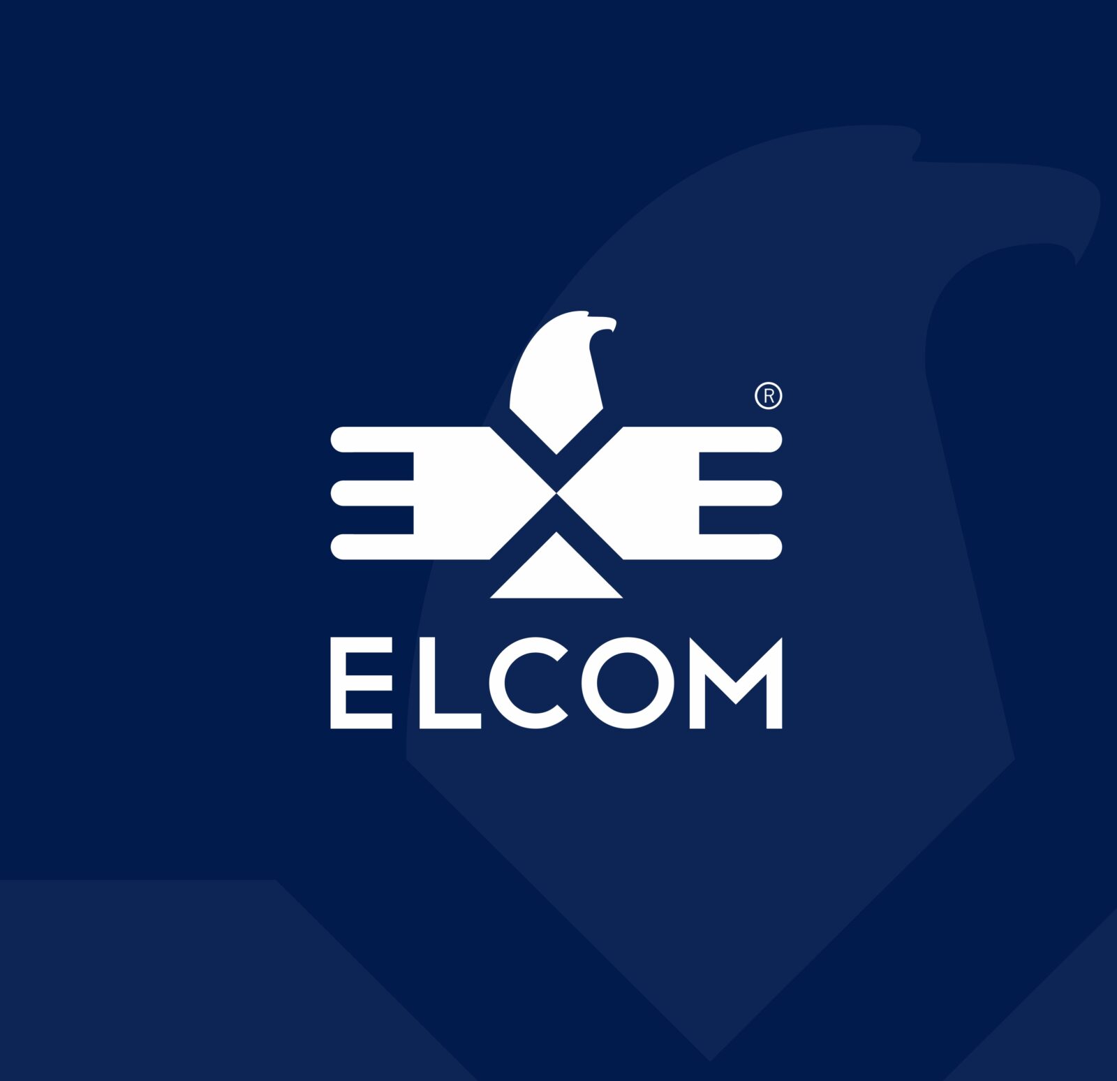 Elcom 機電電子元件品牌logo設計網站設計，專業清晰產生信任