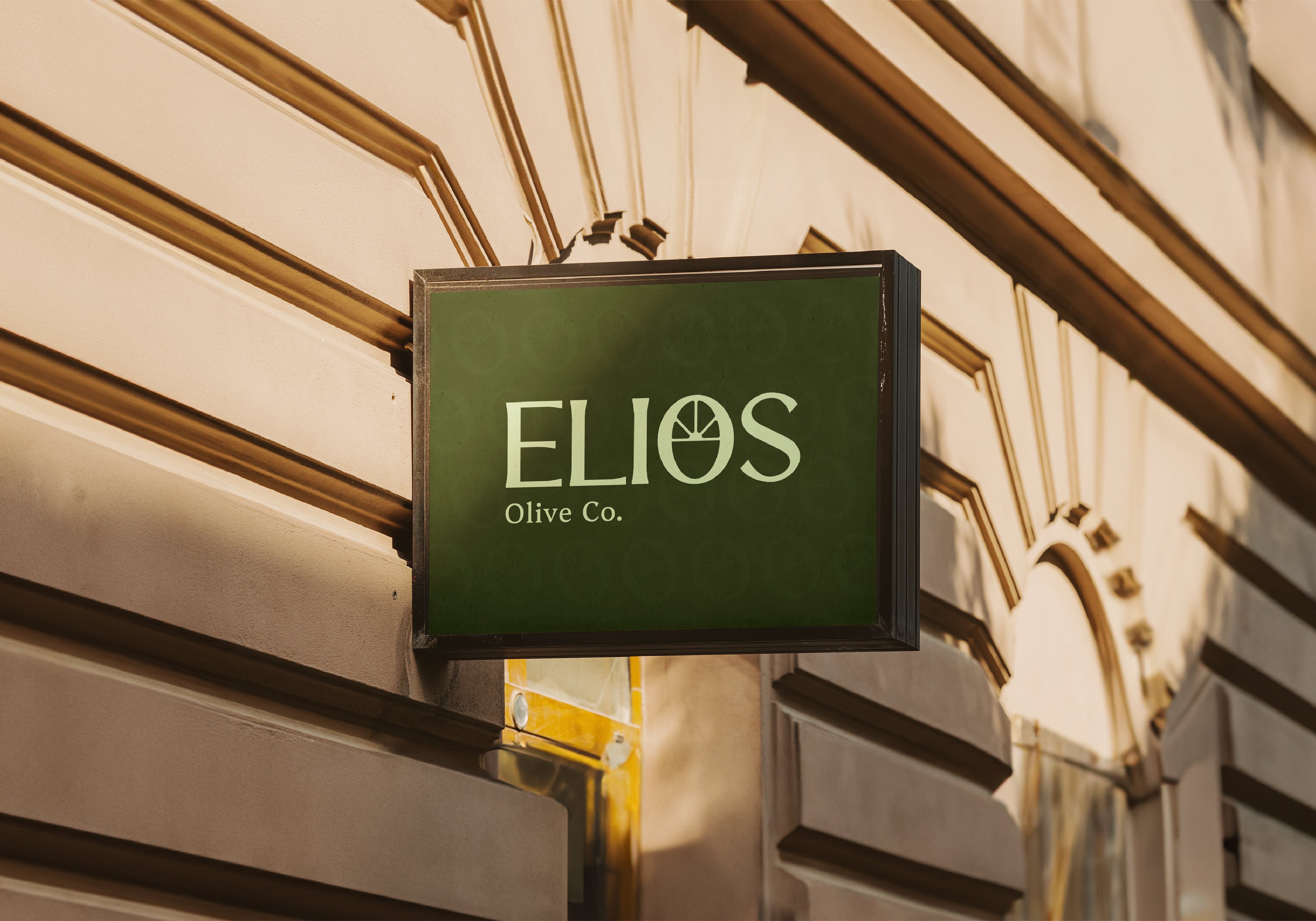 Elios代表文化和傳統(tǒng)橄欖油品牌logo設計包裝設計，自然清新風格