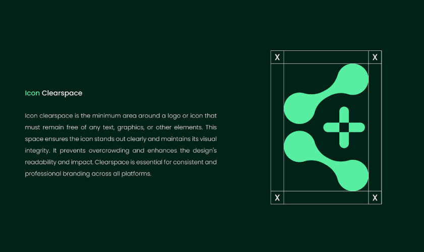 CareExcel 醫(yī)療保健解決方案公司logo設計vi設計，分子結構加十字