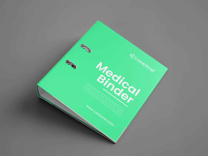 CareExcel 醫(yī)療保健解決方案公司logo設計vi設計，分子結構加十字