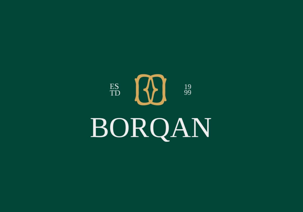 Borqan珠寶品牌logo形象設計,兩個字母B合并負空間星形 Borqan珠寶品牌logo形象設計,兩個字母B合并負空間星形