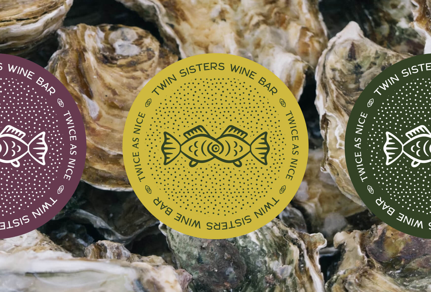 Twin Sisters 酒吧雙魚logo設(shè)計品牌視覺形象設(shè)計