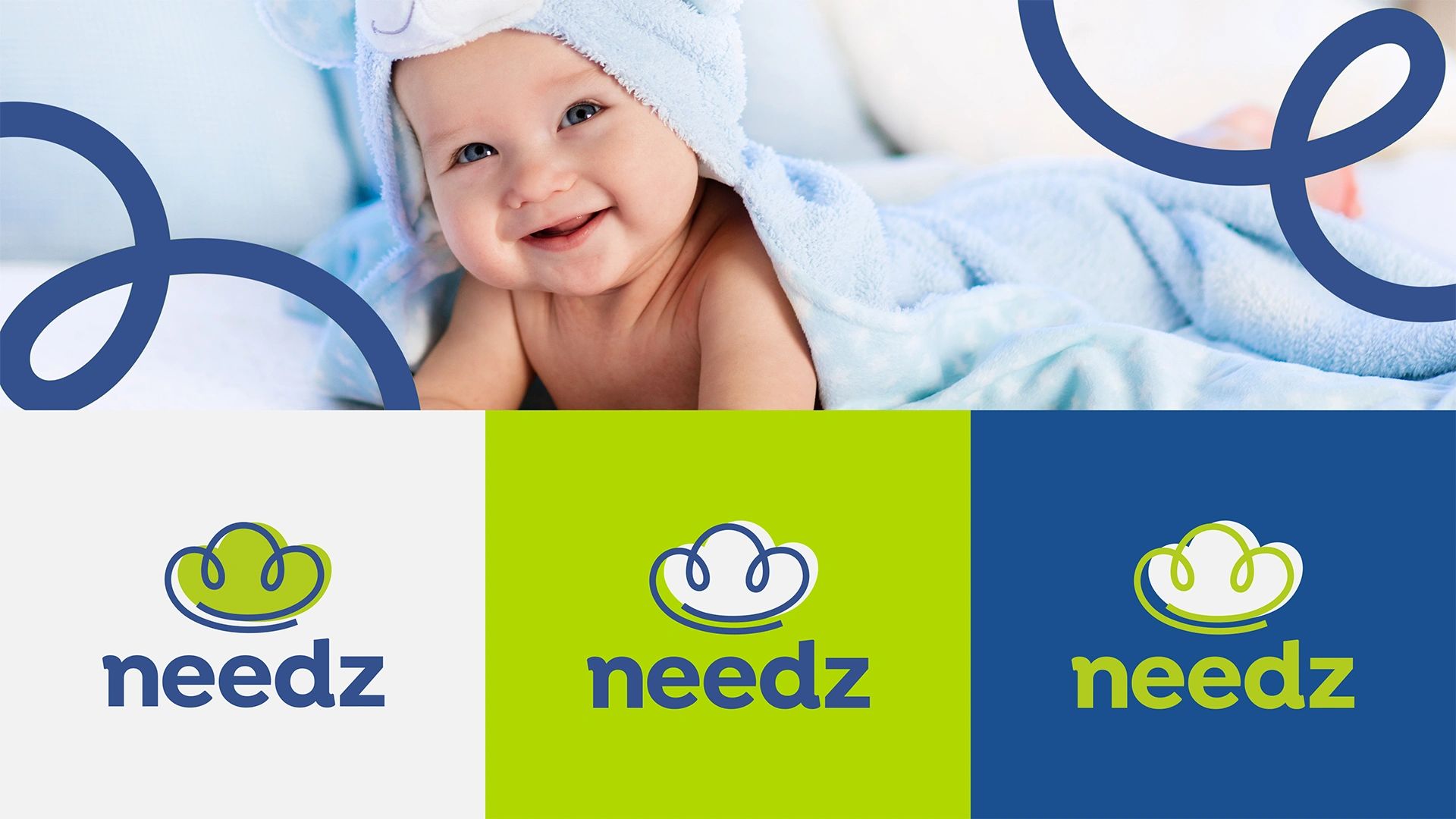 嬰兒與成人衛生用品紙尿褲濕巾Needz品牌創建品牌起名棉花logo設計