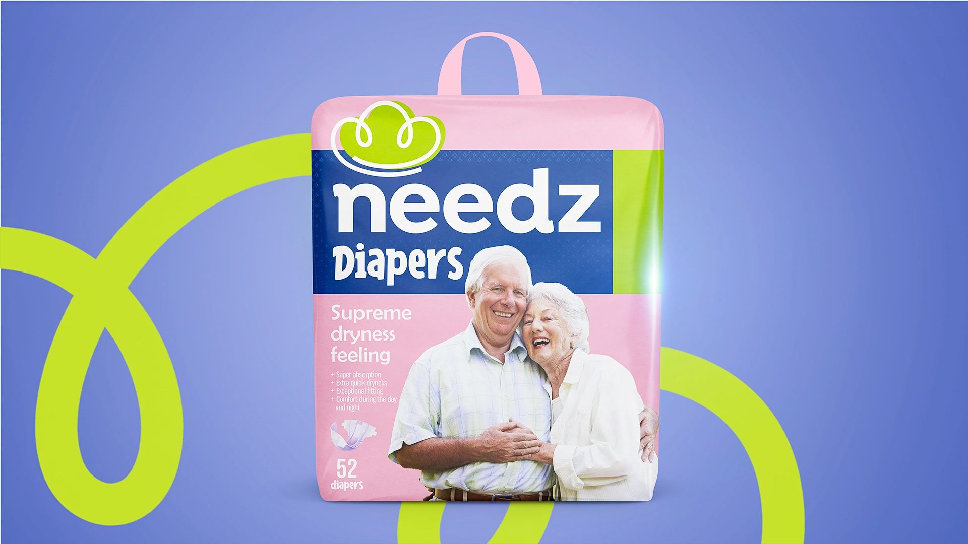 嬰兒與成人衛生用品紙尿褲濕巾Needz品牌創建品牌起名logo設計包裝設計-上海品牌策劃公司