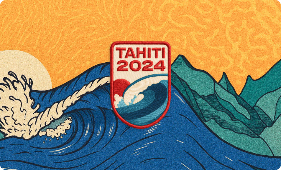 世界沖浪聯(lián)盟Teahupo''''''''o 2024 年WSL奧運(yùn)服裝品牌視覺設(shè)計-上海品牌設(shè)計公司