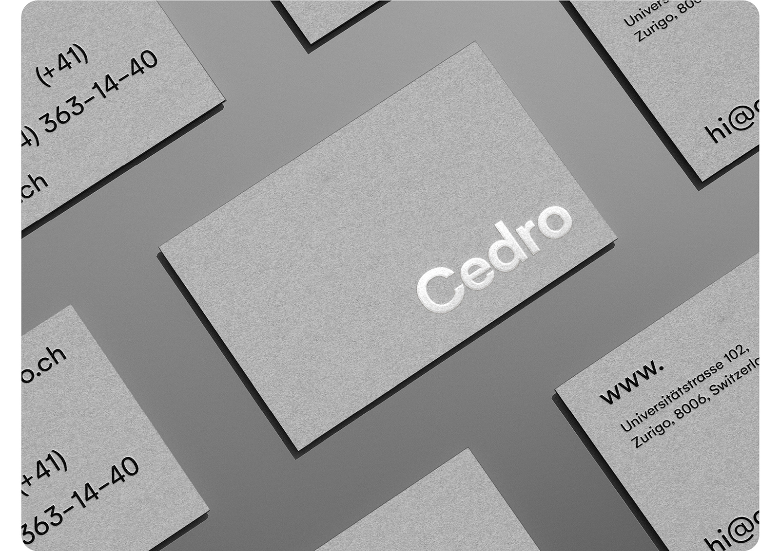 Cedro 男性護膚品牌創建（潔面乳保濕霜精華液）-命名logo設計銀色包裝設計