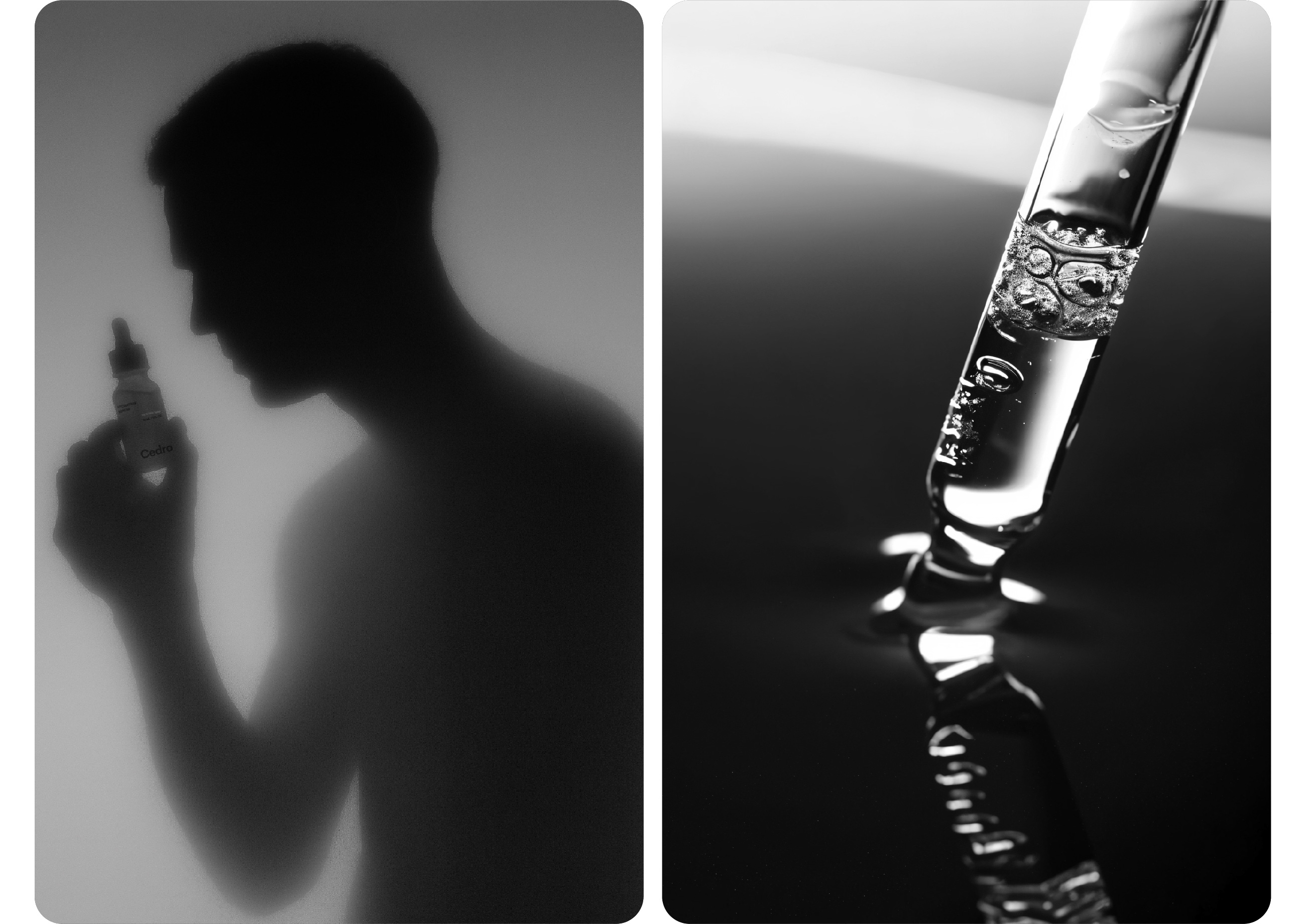 Cedro 男性護膚品牌創建（潔面乳保濕霜精華液）-命名logo設計銀色包裝設計