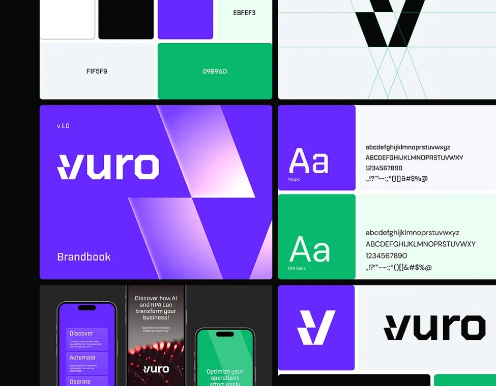 人工智能驅動的業務自動化品牌logo設計