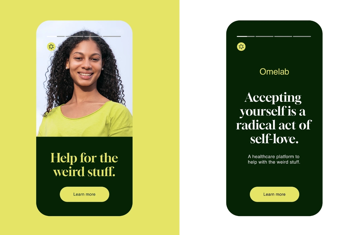 Omelab數(shù)字藥房品牌logo設計視覺形象vi設計-上海醫(yī)療健康品牌策劃設計公司