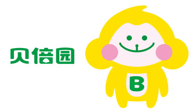 貝倍園兒童圖書品牌logo設計吉祥物設計