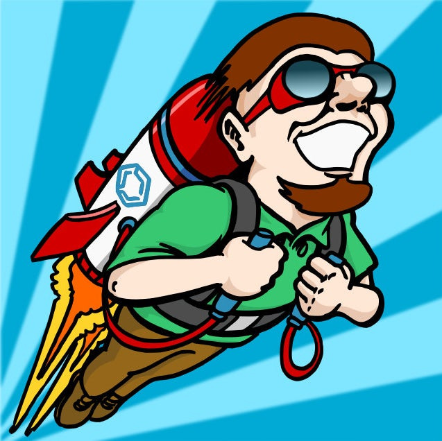 被縮短的噴氣機飛行人