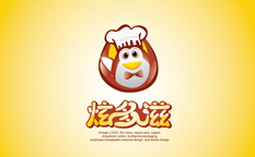 炫多滋時尚快餐餐飲炸雞LOGO設計-上海餐飲LOGO設計公司