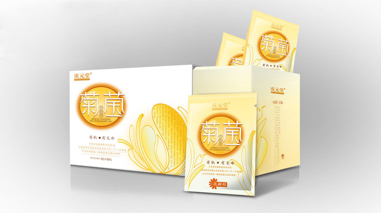 12慶元堂菊花茶茶葉包裝設計-上海品牌包裝設計公司