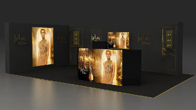 Dior化妝品專柜設(shè)計