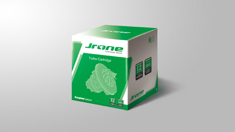JRONE勁朗渦輪增壓器汽配包裝設計