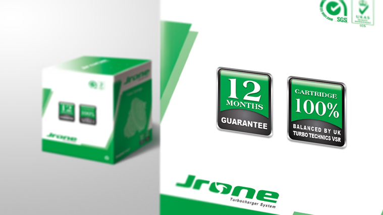 JRONE勁朗渦輪增壓器汽配包裝設計