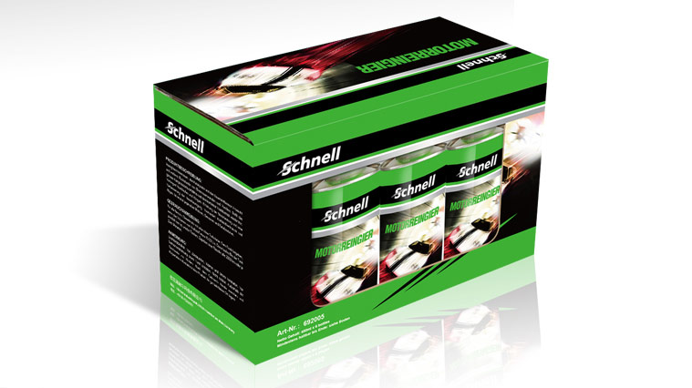 德國施耐爾Schnell汽車養護品包裝設計