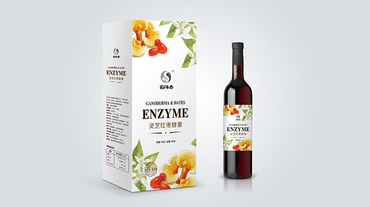 蜀陳香水果酵素禮盒紅酒裝包裝設(shè)計