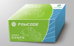帕柯德Powcode起動機汽車零部件汽配包裝設計