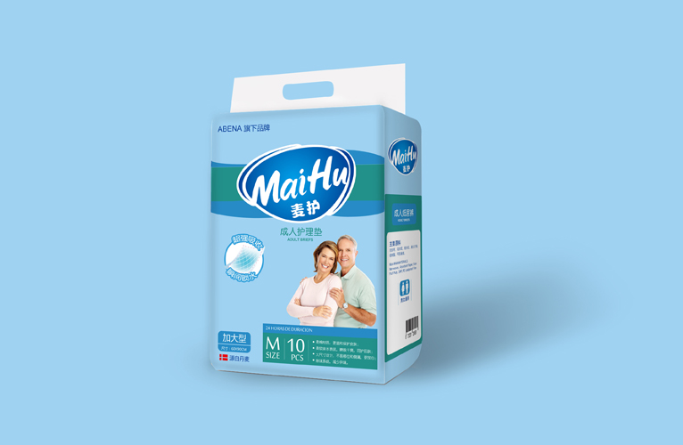 阿蓓納老人護理墊成人紙尿褲包裝設計