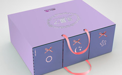 樂媛衛生巾套裝禮盒包裝設計-可用作收納盒二次再利用包裝設計