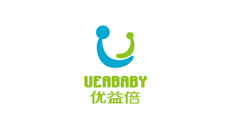 UEABABY優(yōu)益倍嬰兒護(hù)膚品品牌命名、logo設(shè)計(jì)-上海嬰童logo設(shè)計(jì)公司2