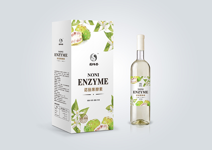 蜀陳香水果酵素禮盒紅酒裝包裝設(shè)計-上海保健品包裝設(shè)計公司