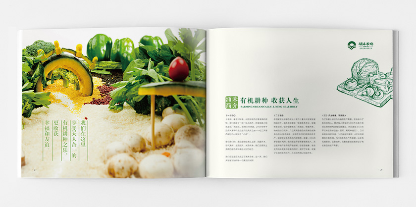 涌禾農場宣傳畫冊策劃設計