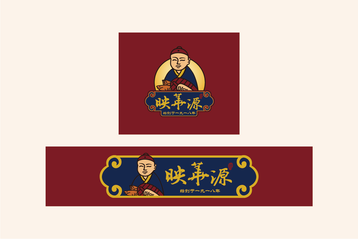 大連映華源食品餐飲公司logo設(shè)計(jì)品牌VI設(shè)計(jì)