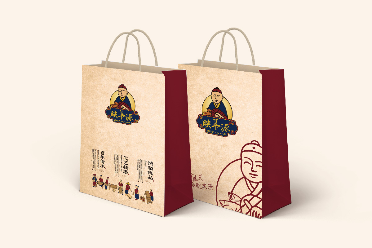 大連映華源食品餐飲公司logo設(shè)計(jì)品牌VI設(shè)計(jì)