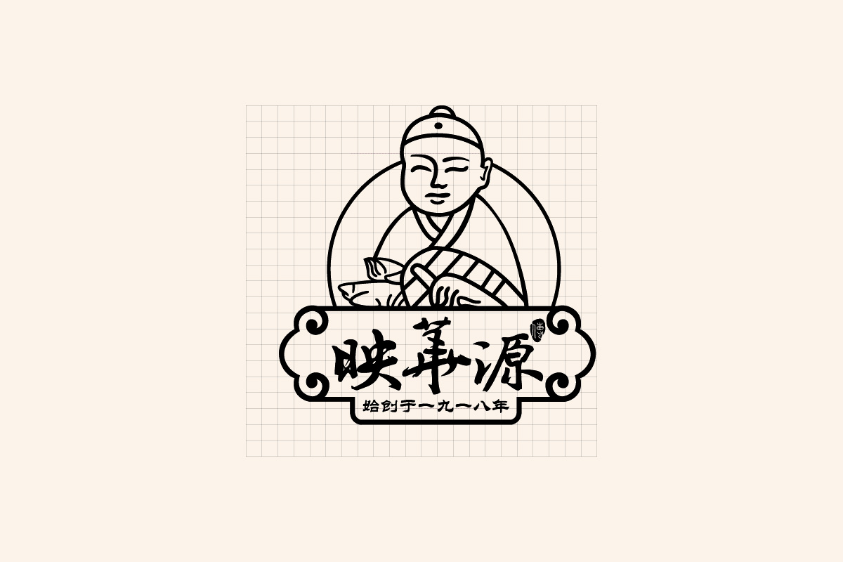 大連映華源食品餐飲公司logo設(shè)計(jì)品牌VI設(shè)計(jì)